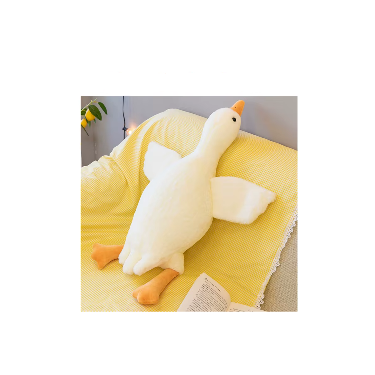 Almohada Peluche para dormir de Ganso Peluche-3