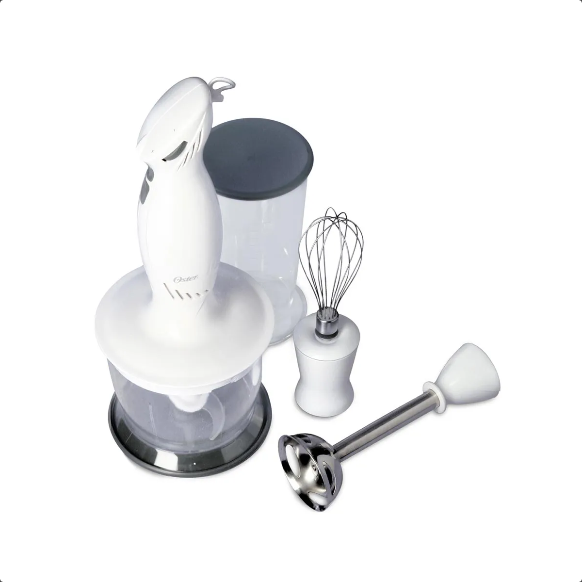 Batidora De Inmersión Oster Con Accesorios 2616 Color Blanco-1
