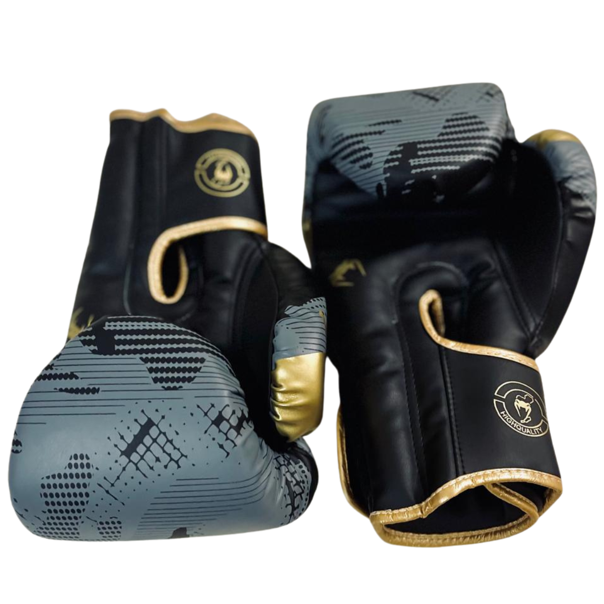Guantes De Boxeo Muay Thai Venum Elite Pro Gold Camo 14 OZ-4