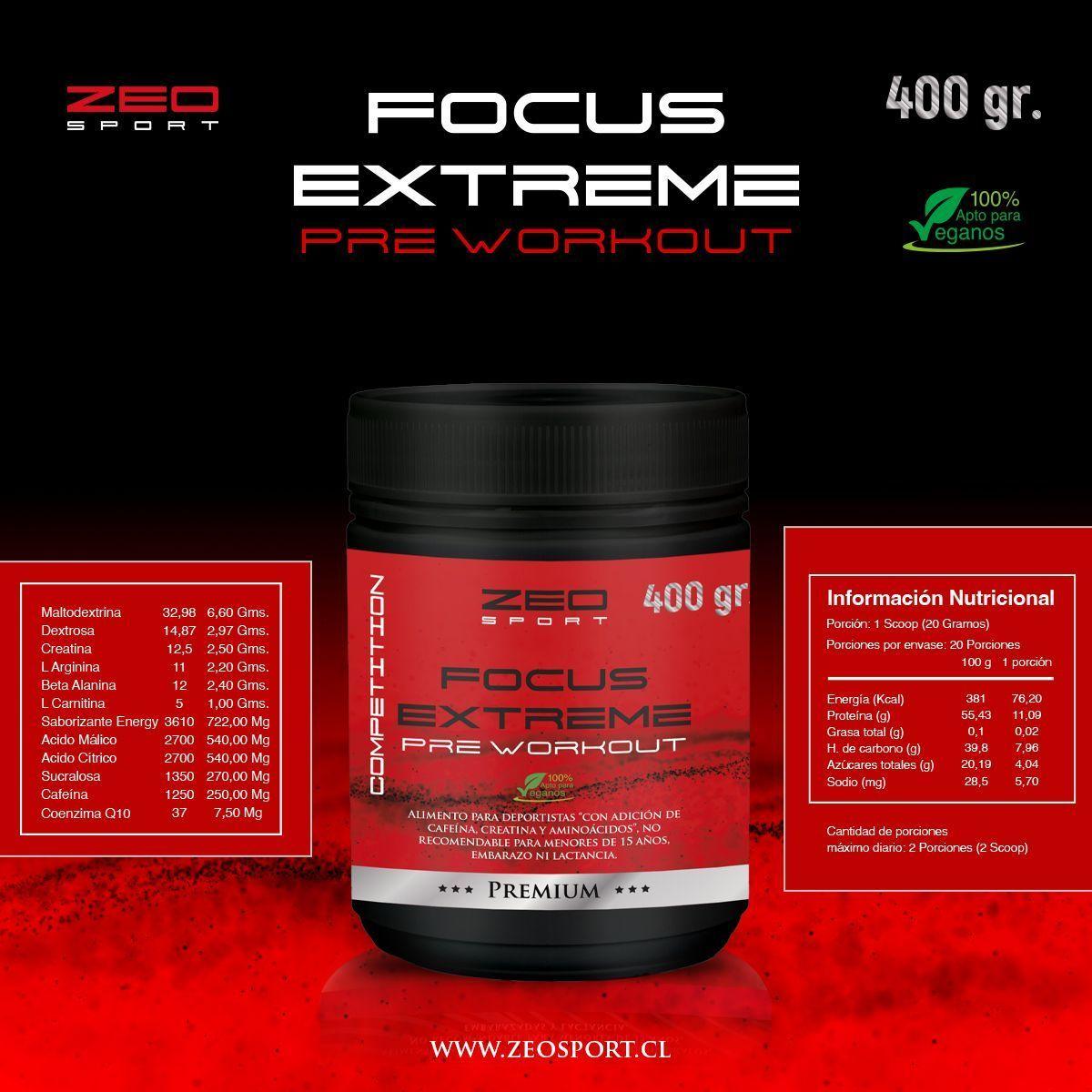 Pre-entreno Focus Extreme 400 Gr ZeoLabz-3