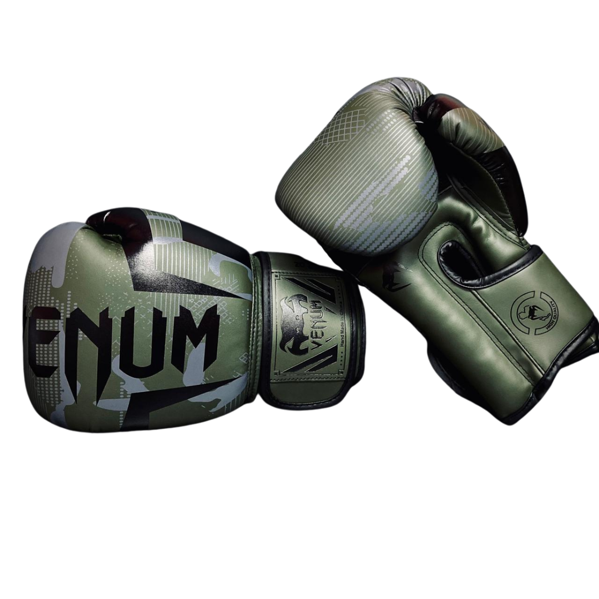 GUANTES DE BOXEO VENUM ELITE 3 0 KHAKI BLACK CAMO Rendimiento Profesional-3