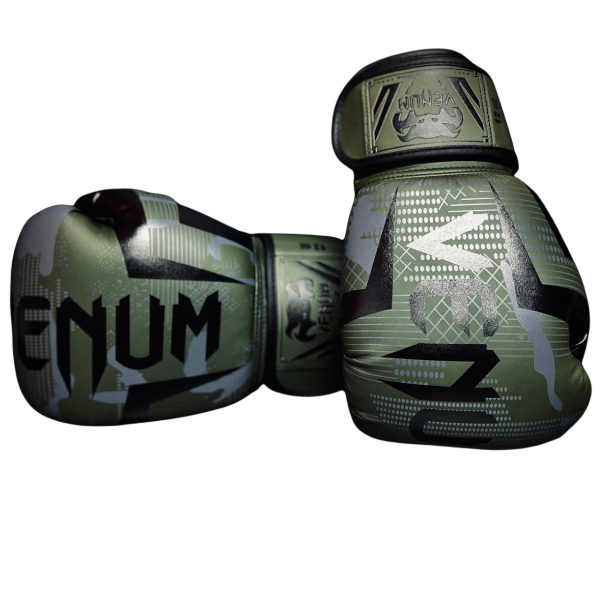 GUANTES DE BOXEO VENUM ELITE 3 0 KHAKI BLACK CAMO Rendimiento Profesional-4