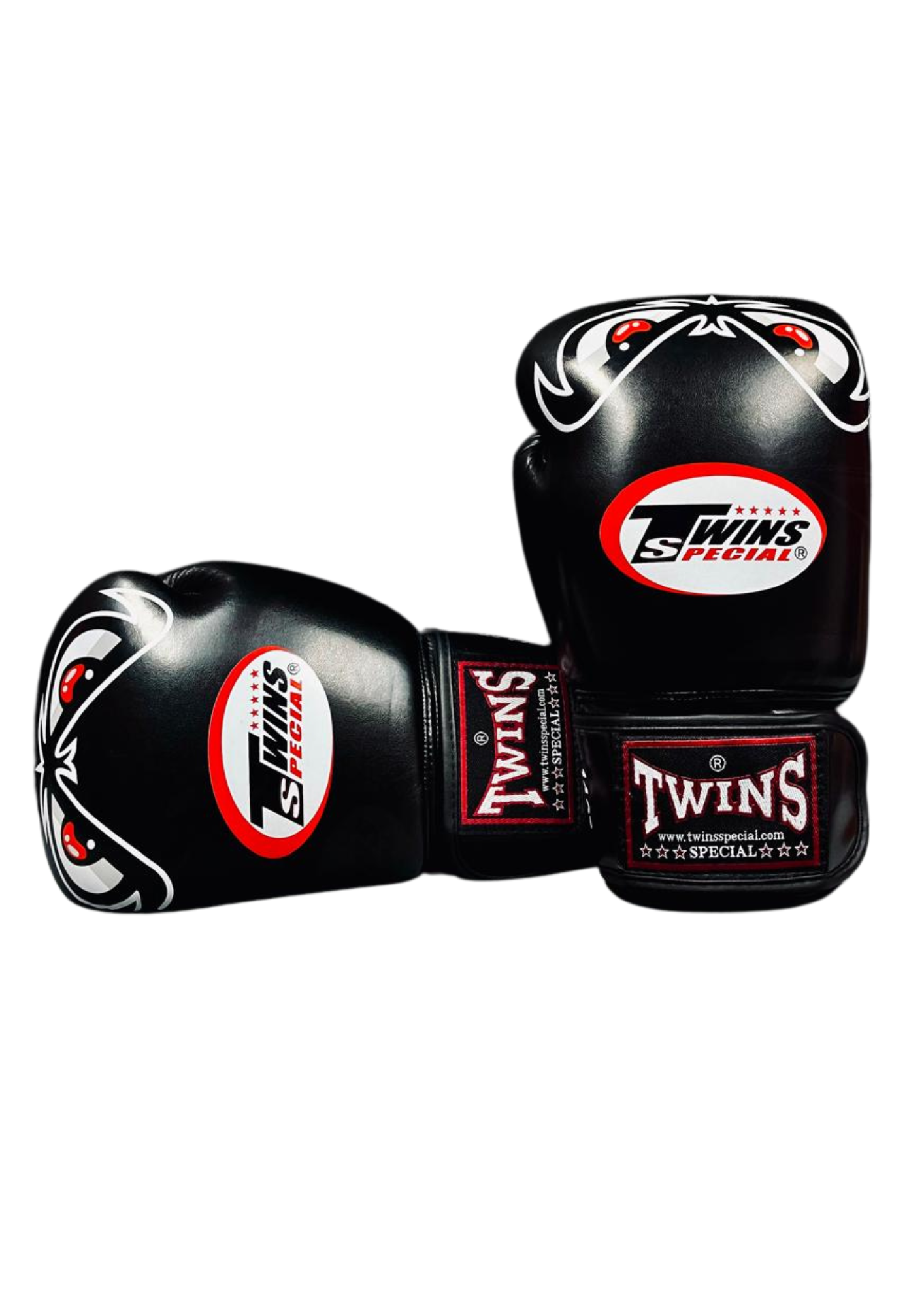GUANTES DE BOXEO MUAY THAI TWINS BAD EYES 100% CUERO -0