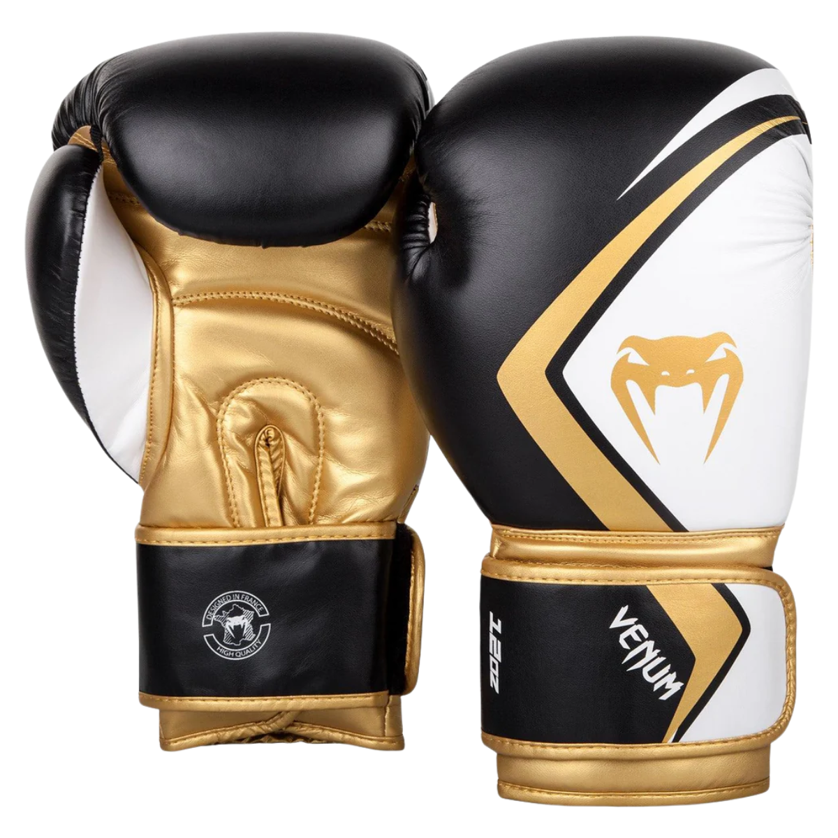 GUANTES DE BOXEO PRO VENUM CONTENDER 2.0 BLACK GOLD CUERO 12 OZ-2