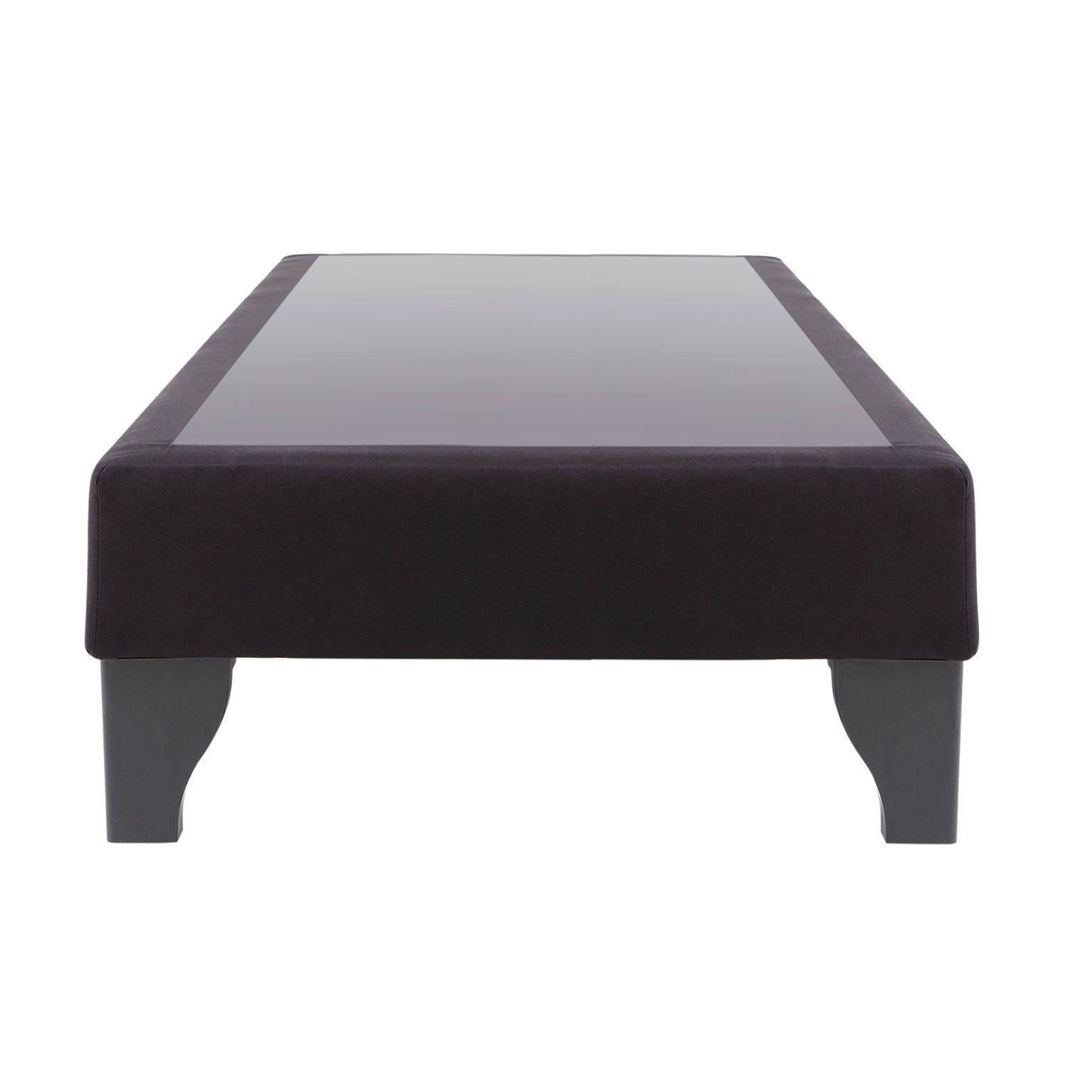 Base de cama Focus 1.5 plazas lino negro-3