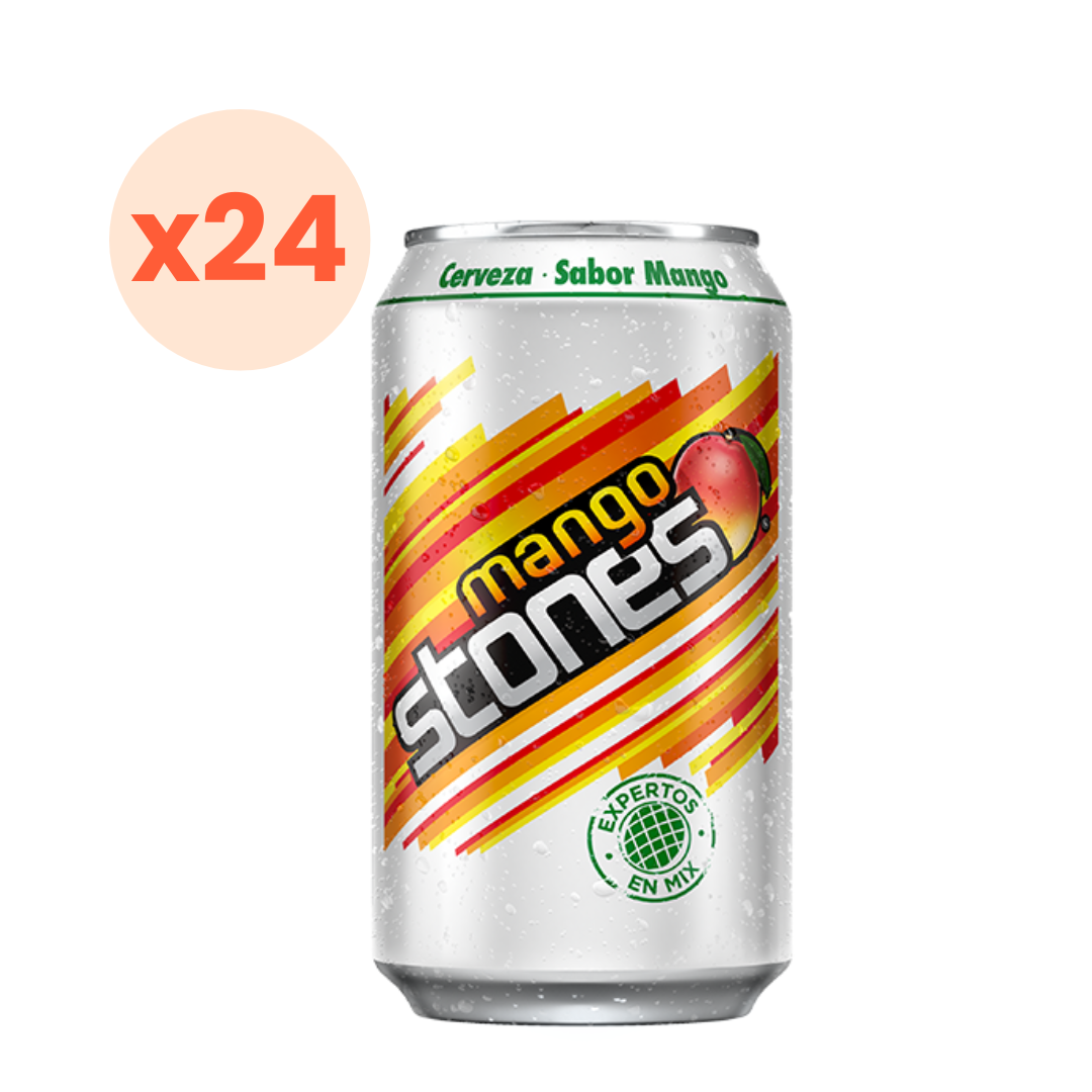 24x Cerveza Stones Mango Lata 2,5° 350cc-0