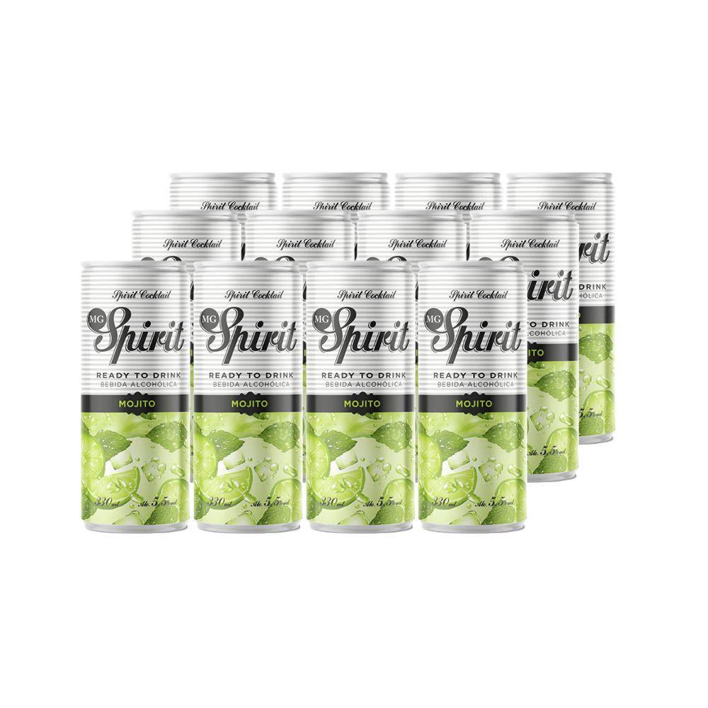 12x Cóctel MG Spirit Mojito 330cc-0