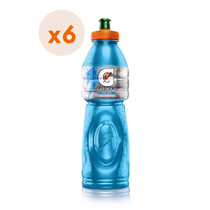 6x Bebida Isotónica Gatorade Cool Blue 750cc-0