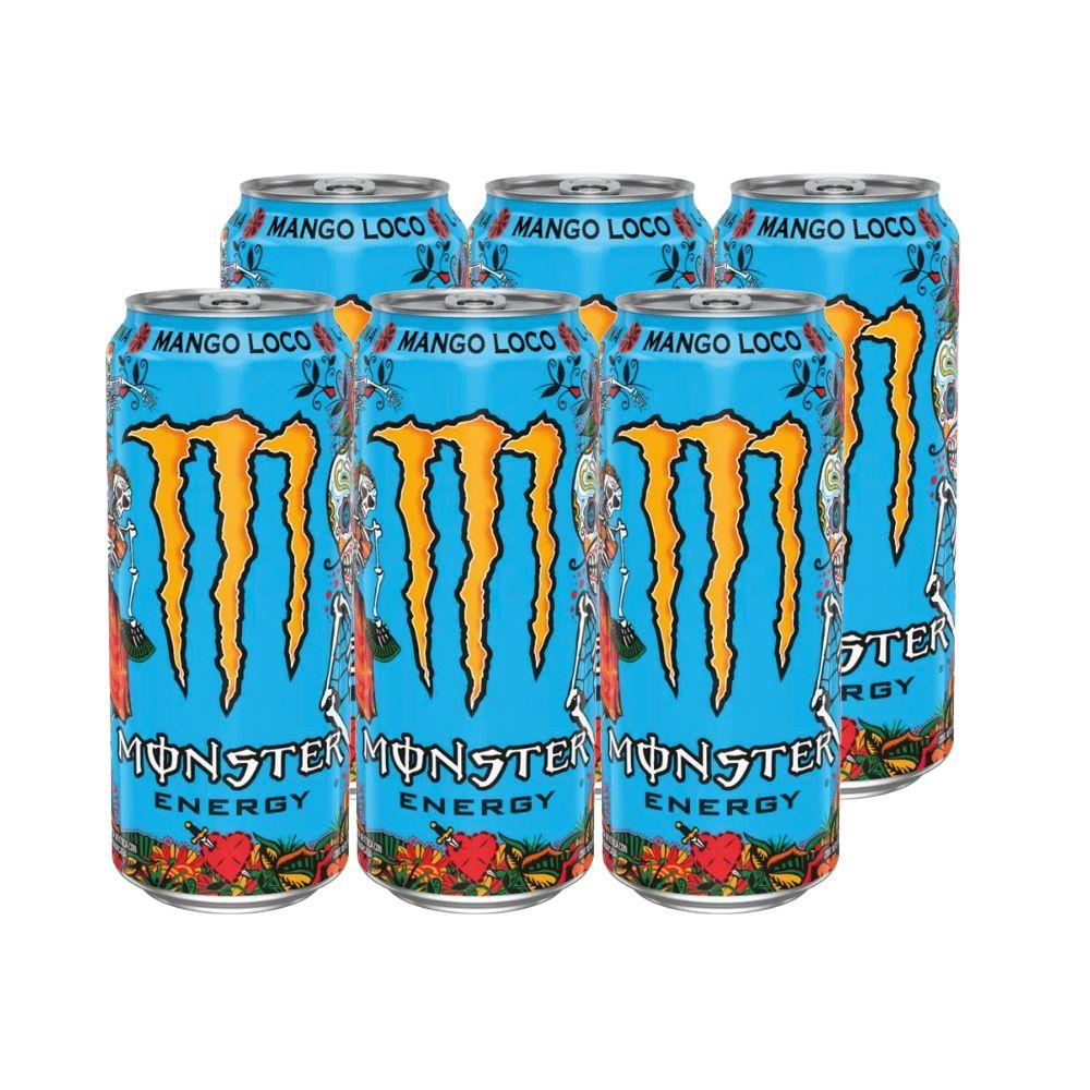 6x Bebida Energética Monster Mango Loco 470cc-0