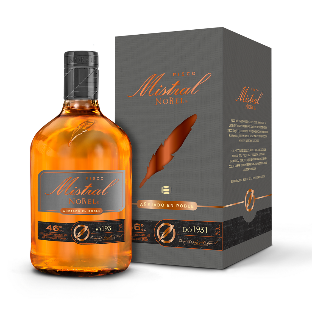 Pisco Mistral Nobel Do 1931 46° 700cc-0