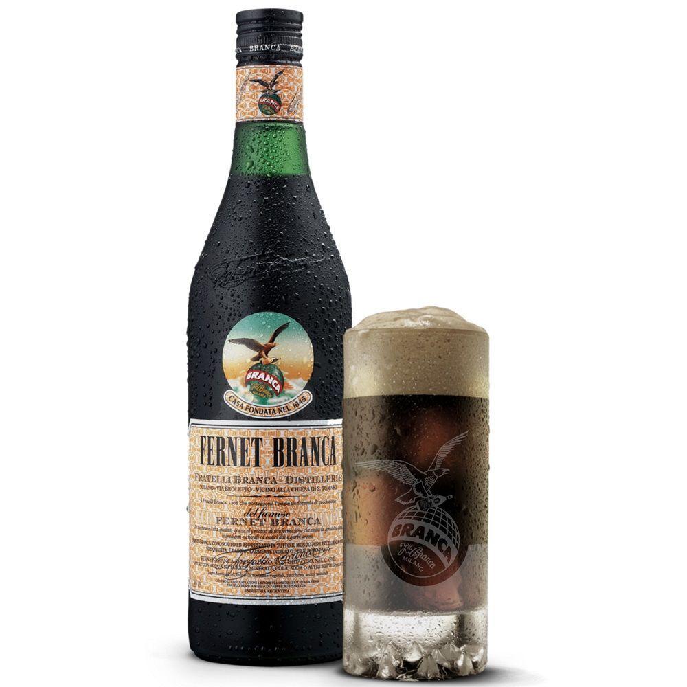 Pack Fernet Branca 39° 750cc + Vaso Oficial-0