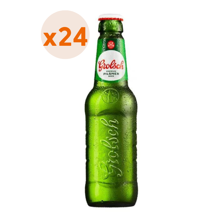 24X Cerveza Grolsch Botellín 5° 330Cc-0