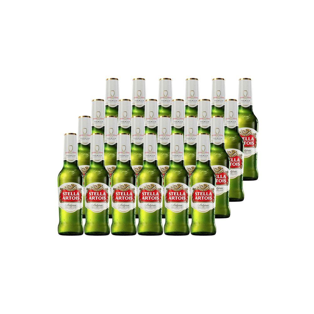 24x Cerveza Stella Artois Botellín 5,2° 330cc-0