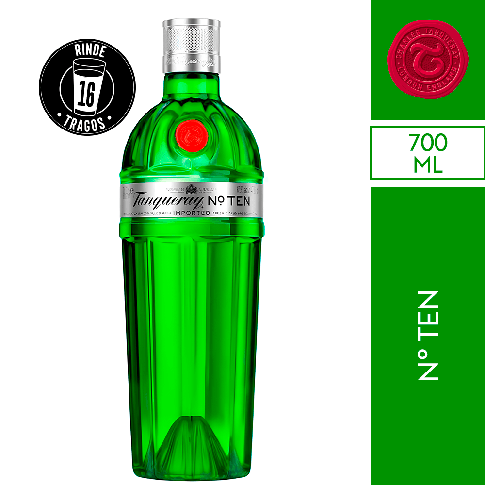 Gin Tanqueray Ten 43° 750Cc-0
