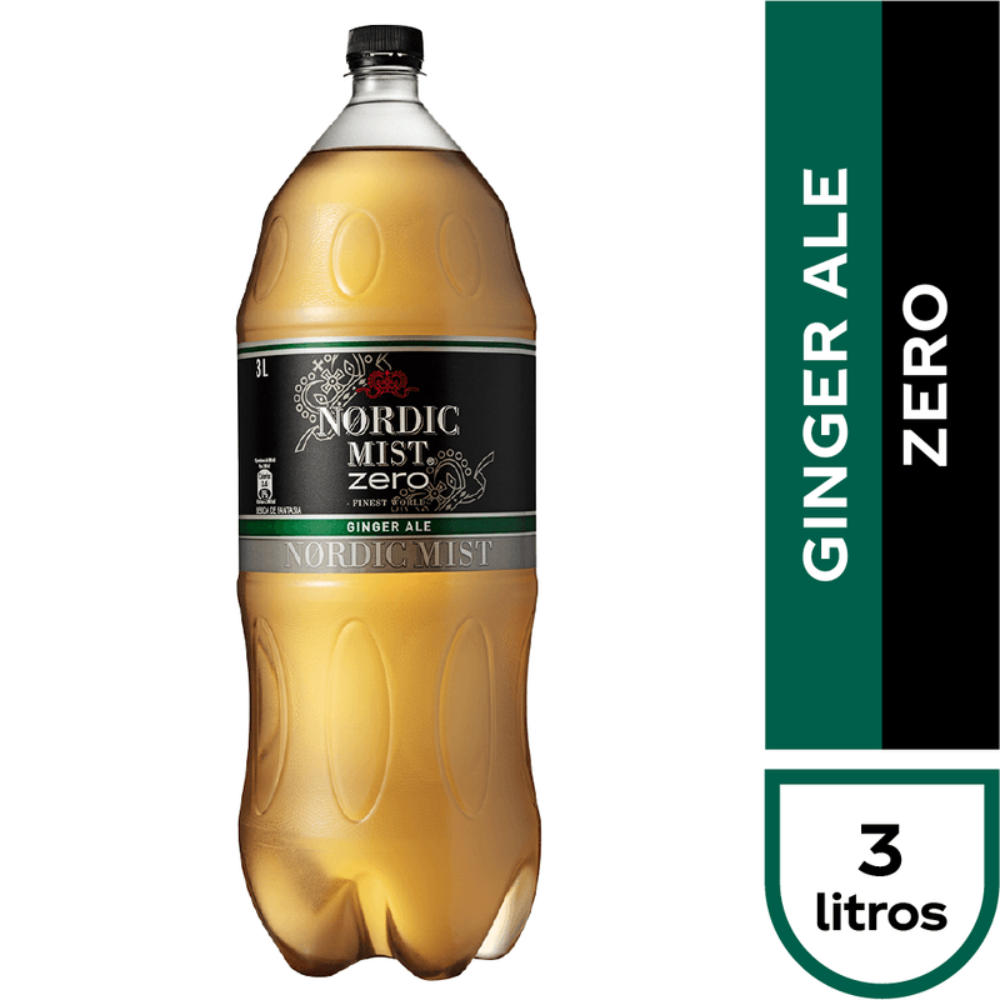 Bebida Nordic Mist Ginger Ale Zero 3000cc-0