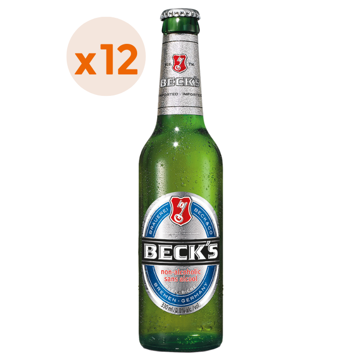12X Cerveza Sin Alcohol Beck´S Sin Alcohol Botellín 0° 330Cc-0