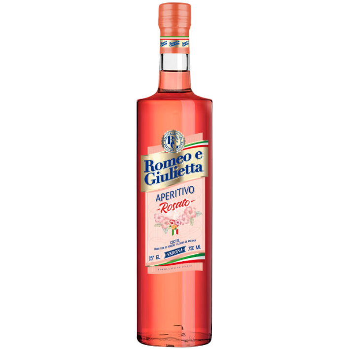 Licor Romeo E Giuletta Aperitivo Rosato 15° 750Cc-0