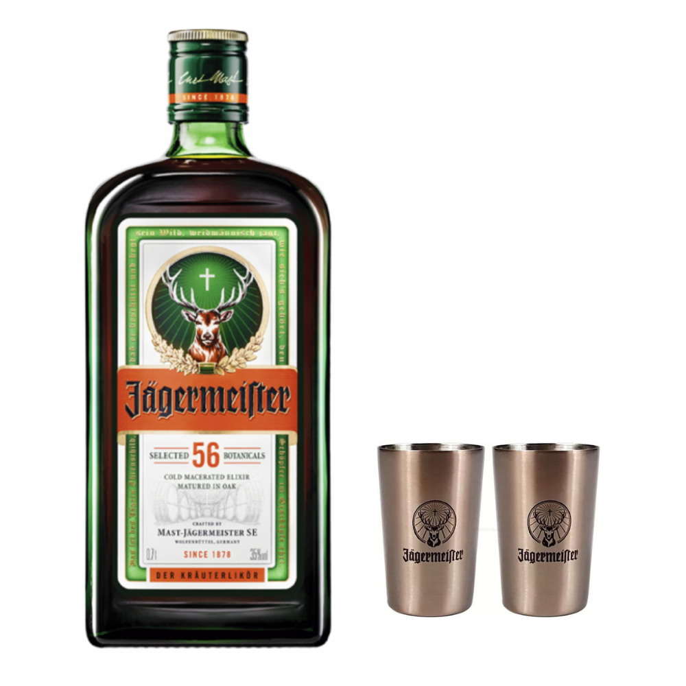 Licor Jagermeister 35º 700cc + 2 Shots-0