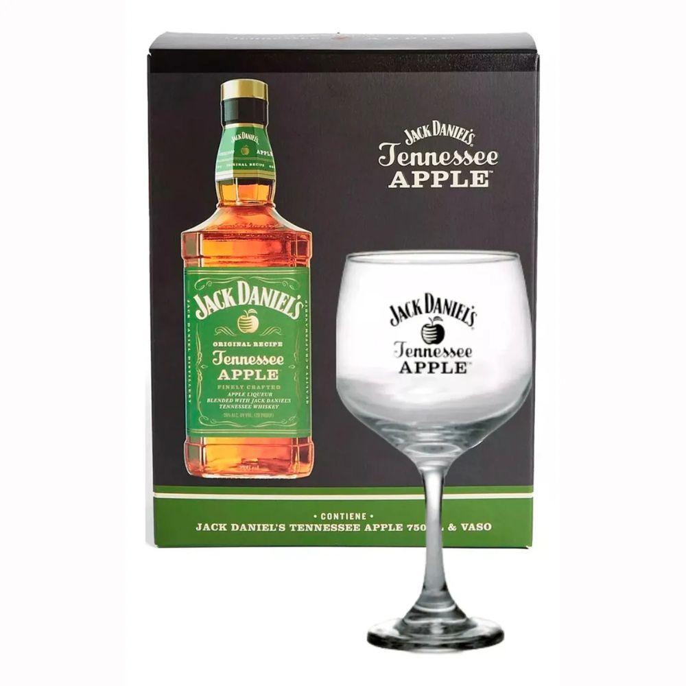 Whiskey Jack Daniels Apple 750cc + Copa de Regalo-0