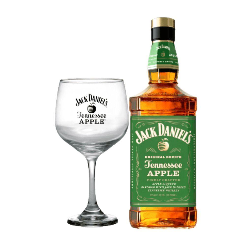 Whiskey Jack Daniels Apple 750cc + Copa de Regalo-1
