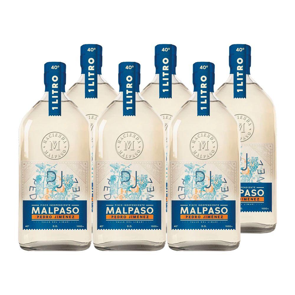6x Pisco Mal Paso Pedro Jiménez 40° 1000cc-0