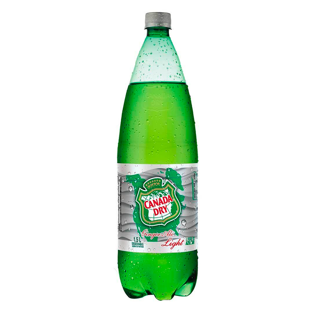 Bebida Canada Dry Ginger Ale Light 1500cc-1