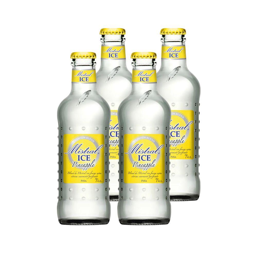 4x Cóctel Mistral ICE Pineapple 275cc-0