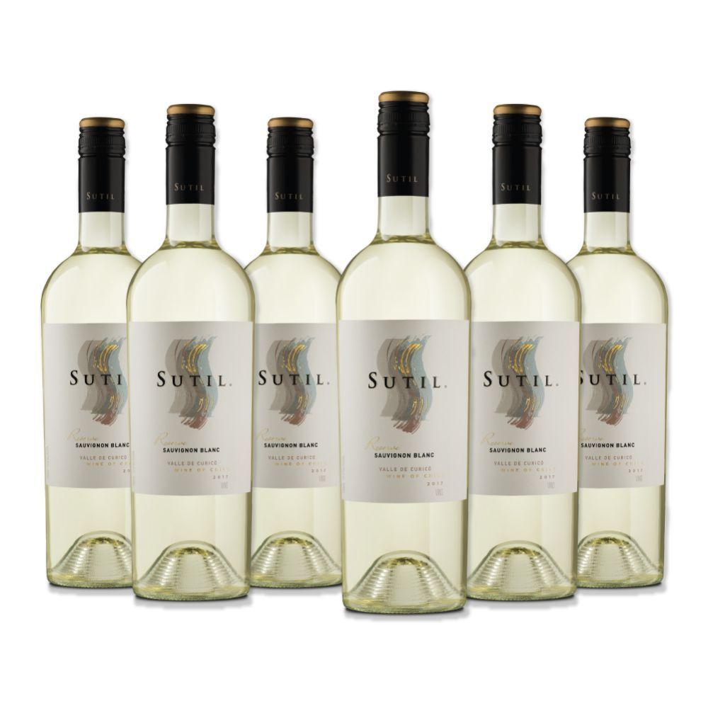 6x Vino Sutil Reserva Sauvignon Blanc 750cc-0