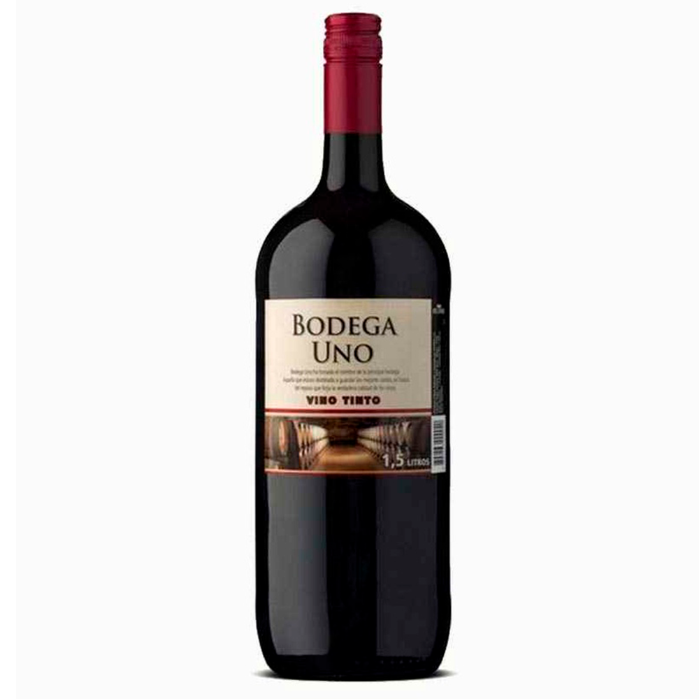 Vino Bodega Uno Tinto Botellón 11,5° 1500cc-0