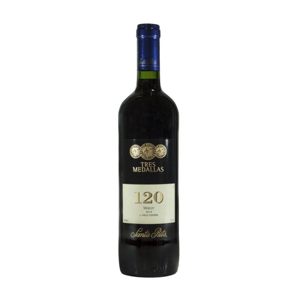 Vino Santa Rita 120 3 Medallas Merlot 13° 700cc-0
