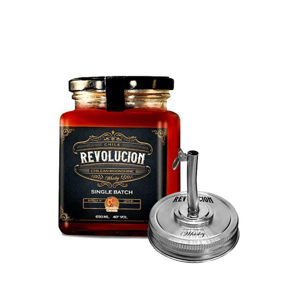 Whisky Revolución Huesillo Canela Dosificador 40° 650Cc-0