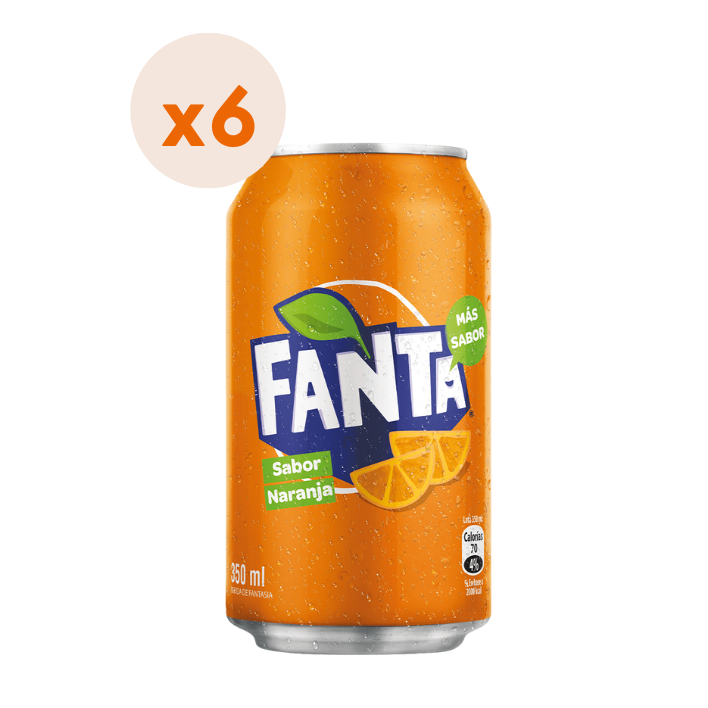 6x Bebida Fanta Lata 350cc-0