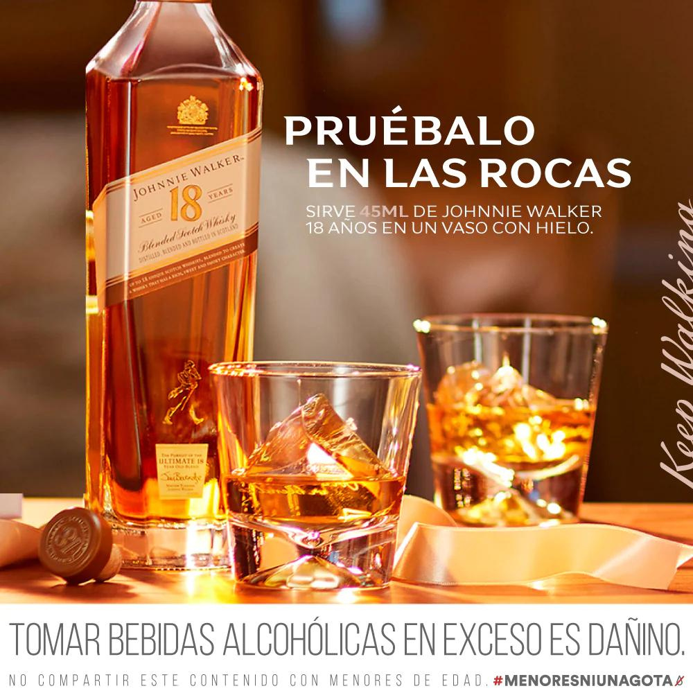 Whisky Johnnie Walker 18 Años 40° 750cc-2
