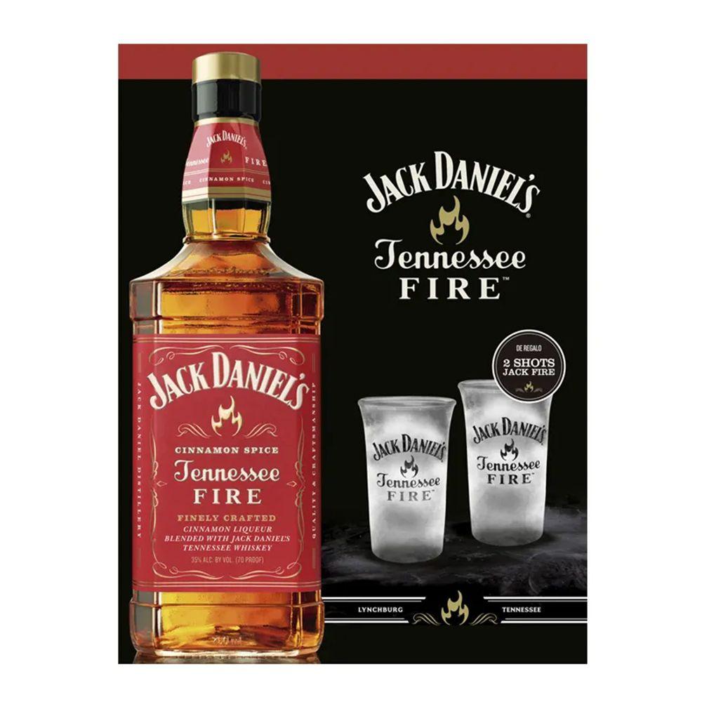 Whiskey Jack Daniel's Fire 750cc + 2 Shots de Regalo-0