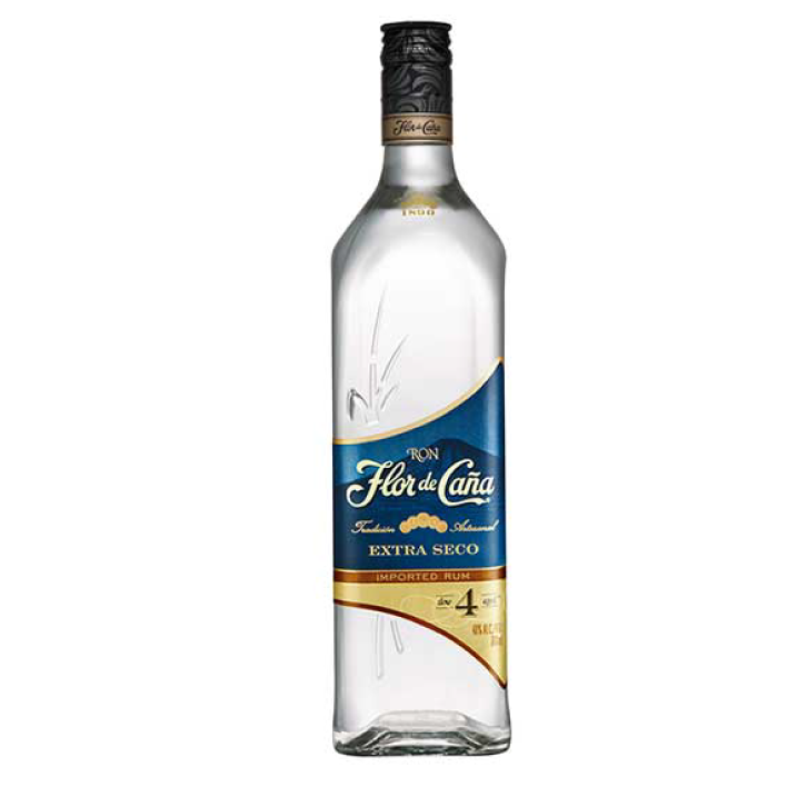 Ron Flor De Caña Blanco 4 Años 40° 750Cc-0