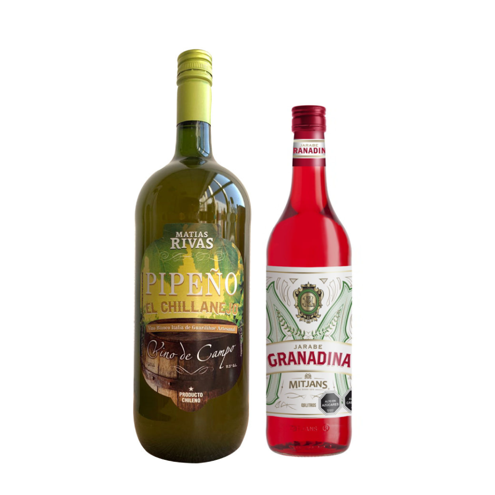 Pipeño El Chillanejo 1500cc + Granadina Mitjans 900cc-0