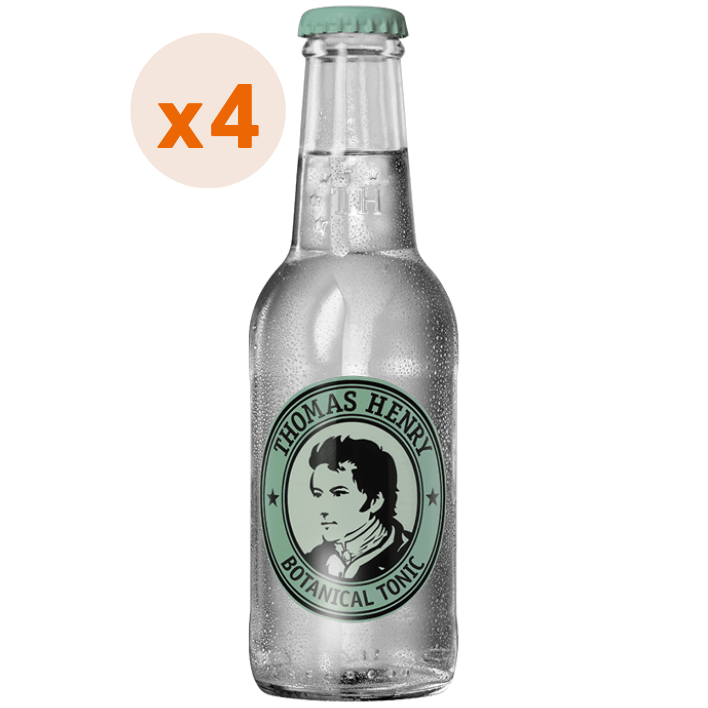 4x Agua Tónica Thomas Henry Botanical Tonic 200cc-0