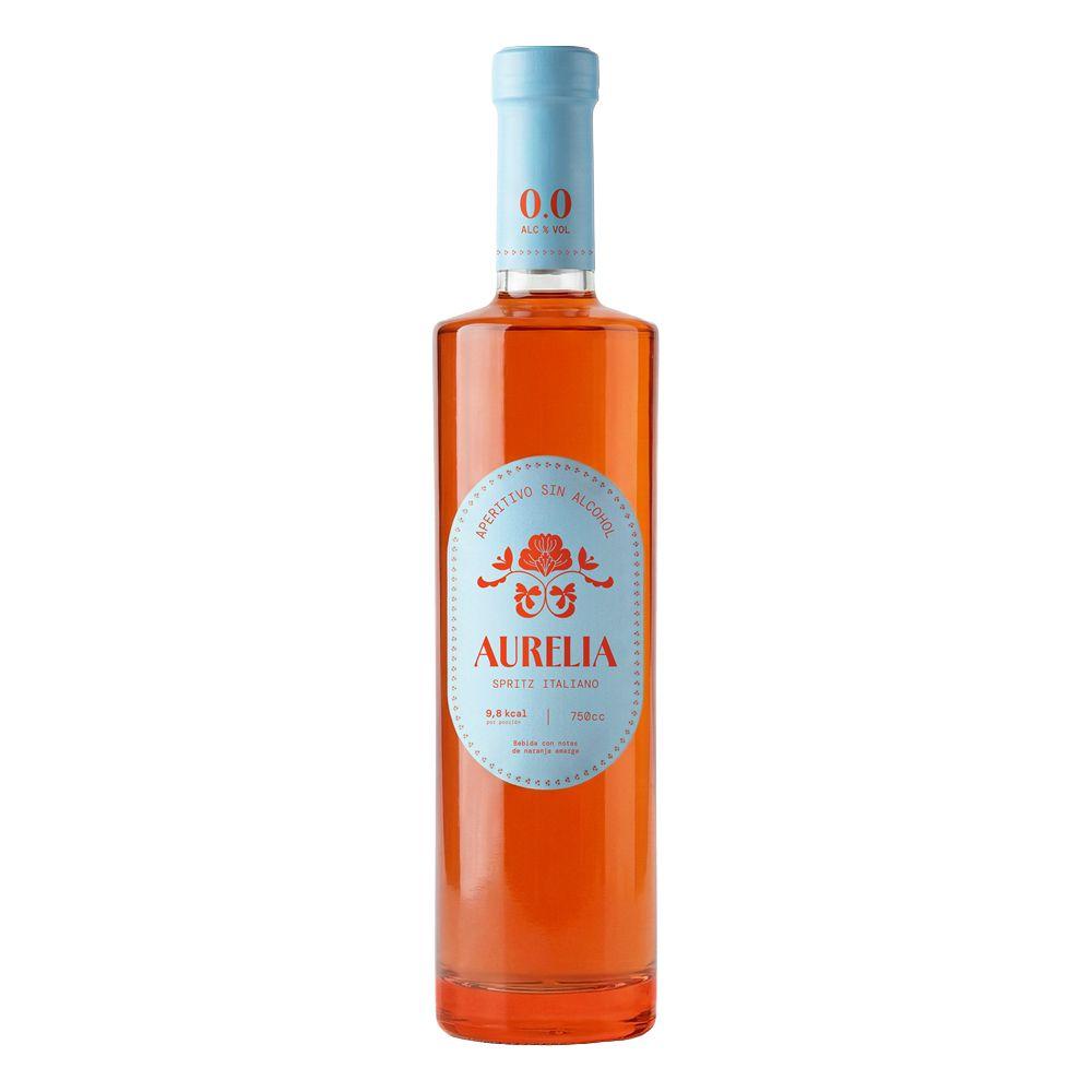 Licor Aperitivo Sin Alcohol Aurelia Spritz Italiano 750cc-0