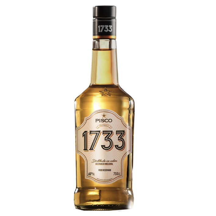Pisco 1733 Reservado 40° 750Cc-0