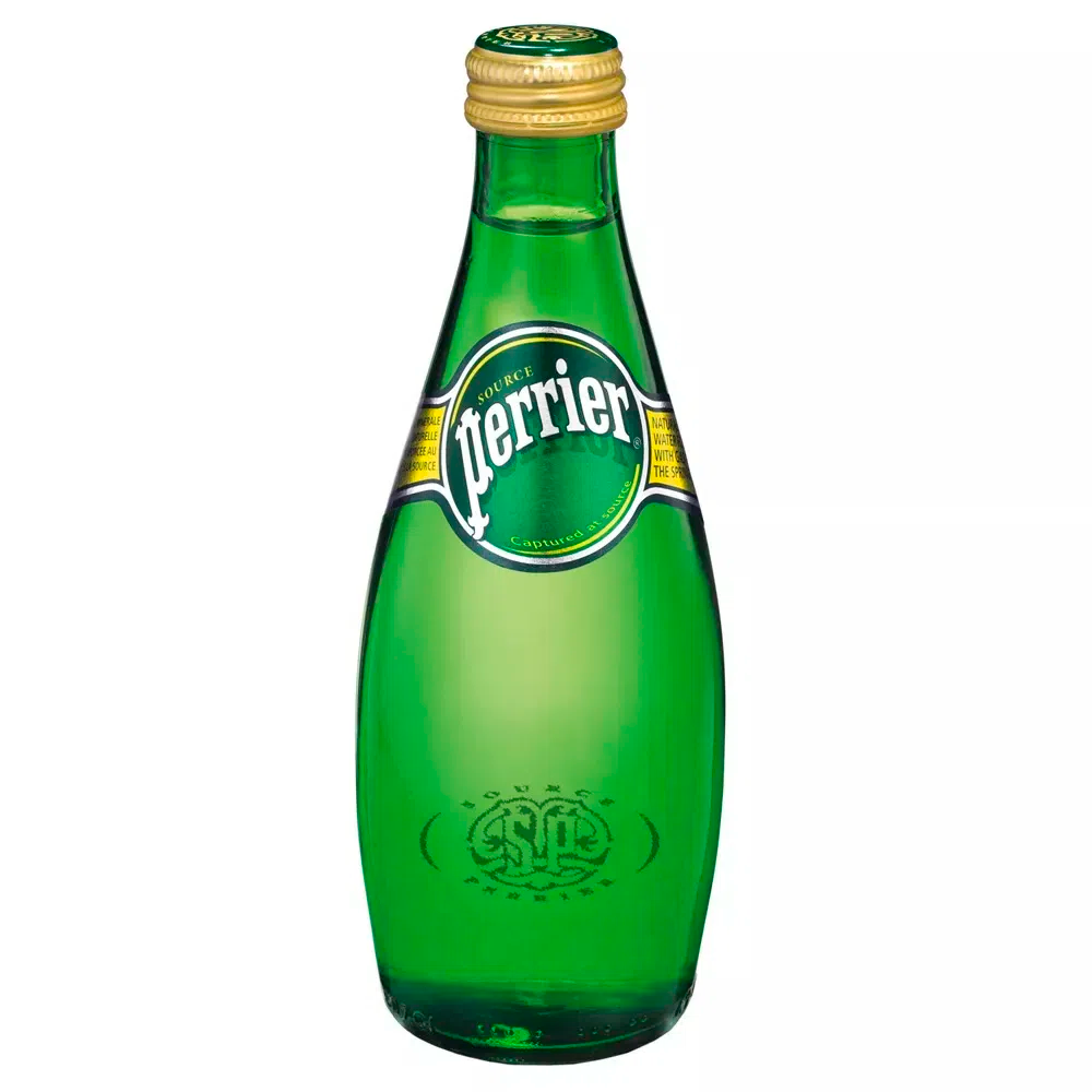 Agua Mineral Perrier Con Gas Botella Vidrio 330cc-0