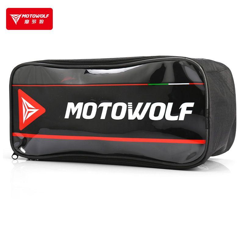 Pack de Rodilleras Largas y Coderas para Motociclismo  Motowolf 1029HJ-BK-4