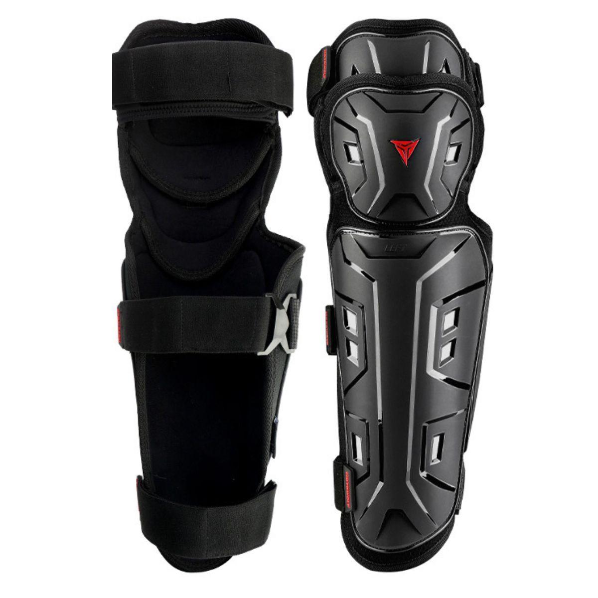 Pack de Rodilleras Largas y Coderas para Motociclismo  Motowolf 1029HJ-BK-3