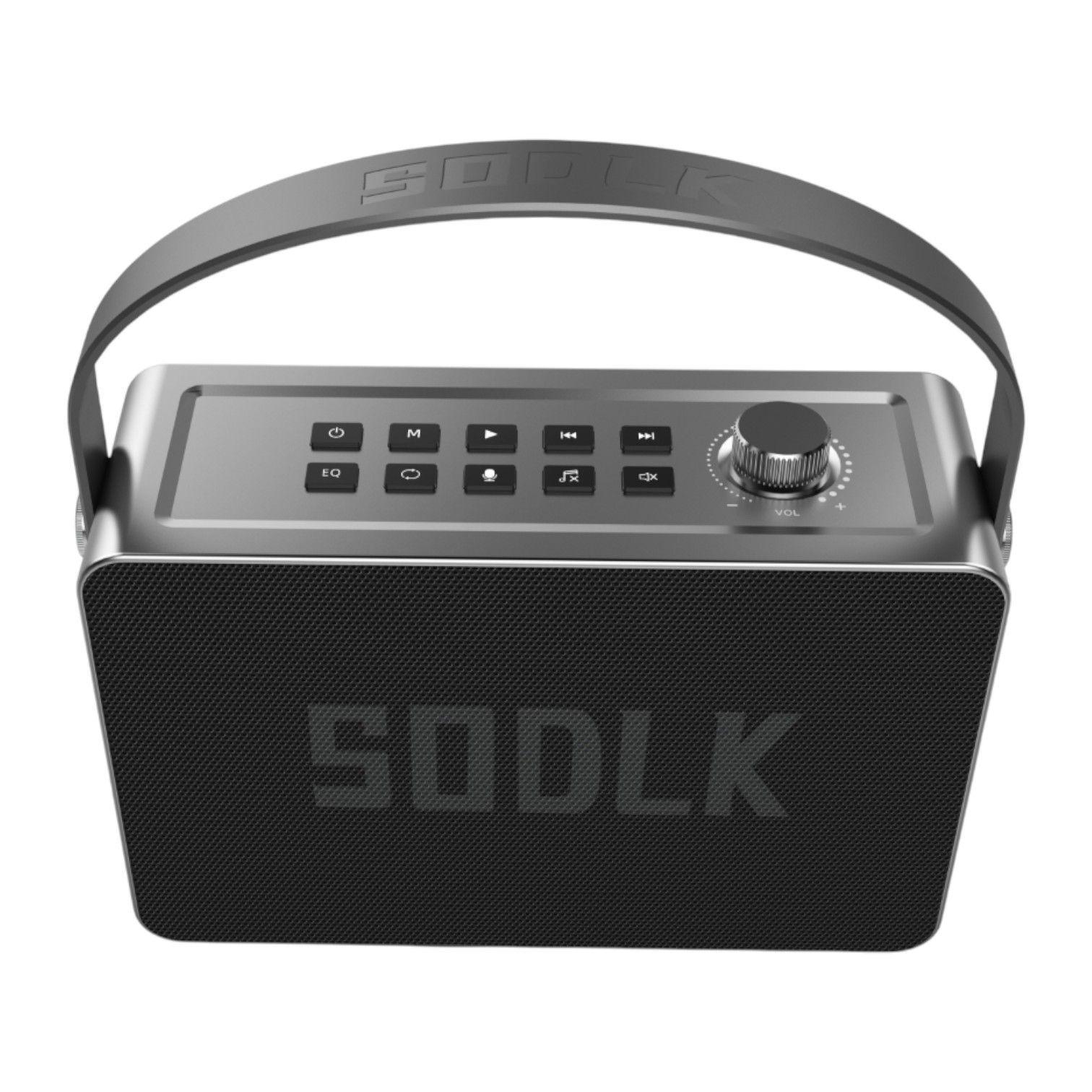 Parlante Altavoz Bluetooth 5.0 Karaoke 2Mic 160W 12000mAh IPX5 TWS SODLK S1126-2