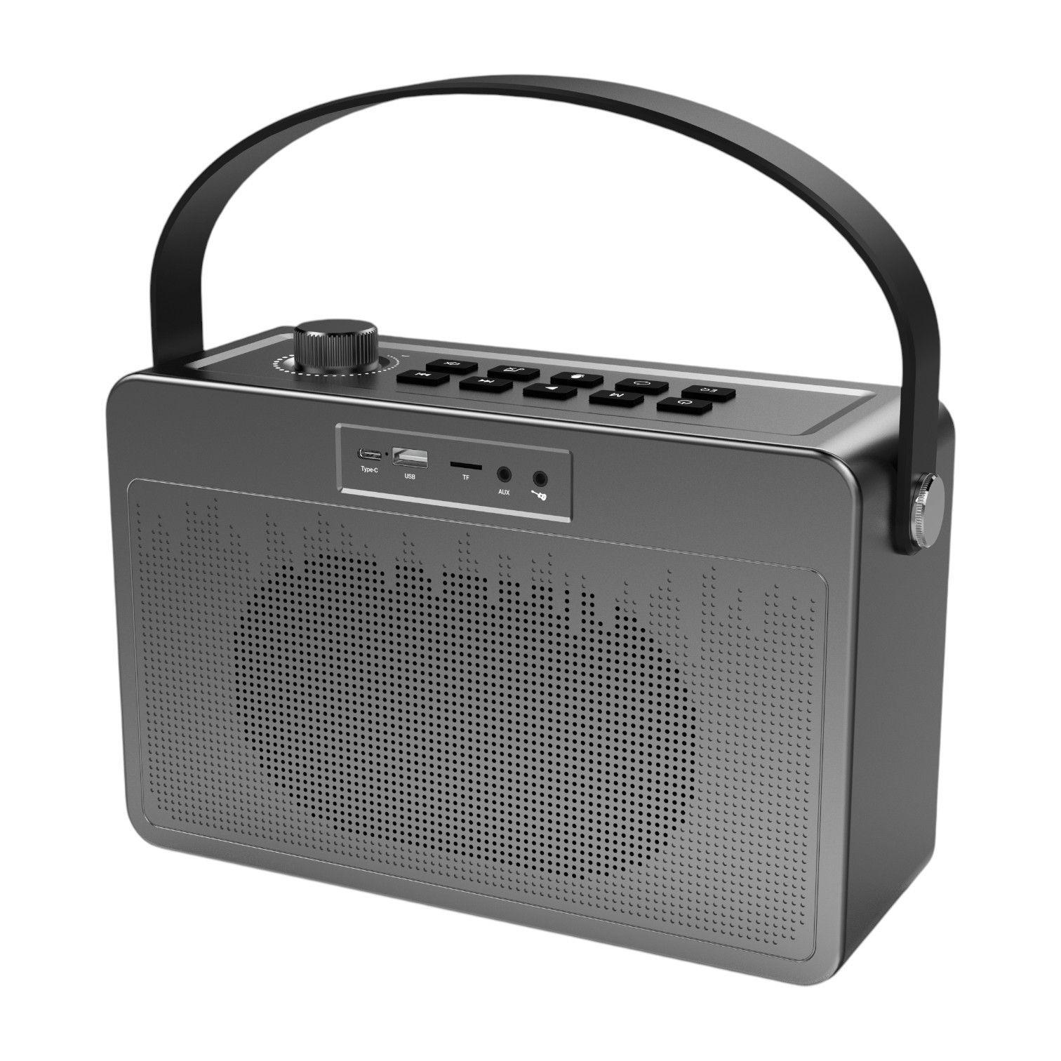 Parlante Altavoz Bluetooth 5.0 Karaoke 2Mic 160W 12000mAh IPX5 TWS SODLK S1126-3
