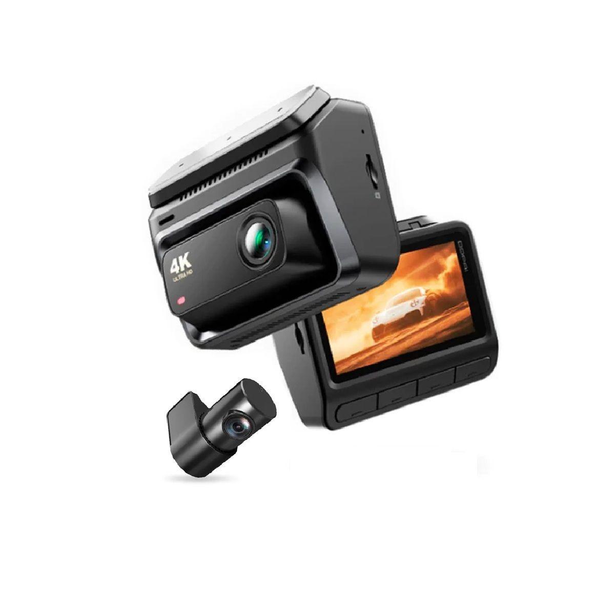 Kit 2 Cámaras para Auto DDPAI Z60 Frontal 4K + Trasera 1080p Wi-Fi 6 GPS ADAS NightVIS 2.0-2