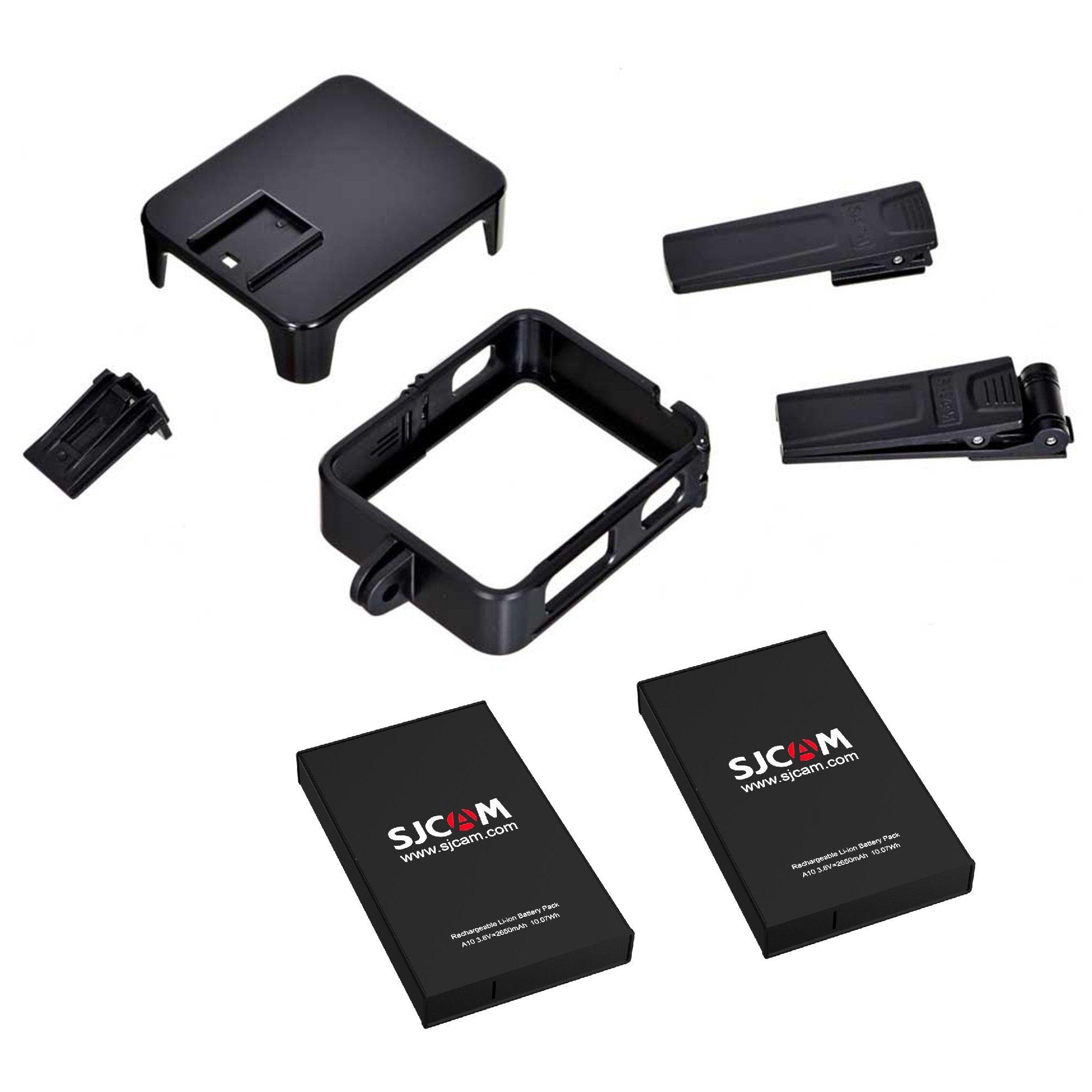 Cámara portátil de cuerpo SJCAM A20 2650 GYRO mAh visión Nocturna LED + 2 BATERIAS-8