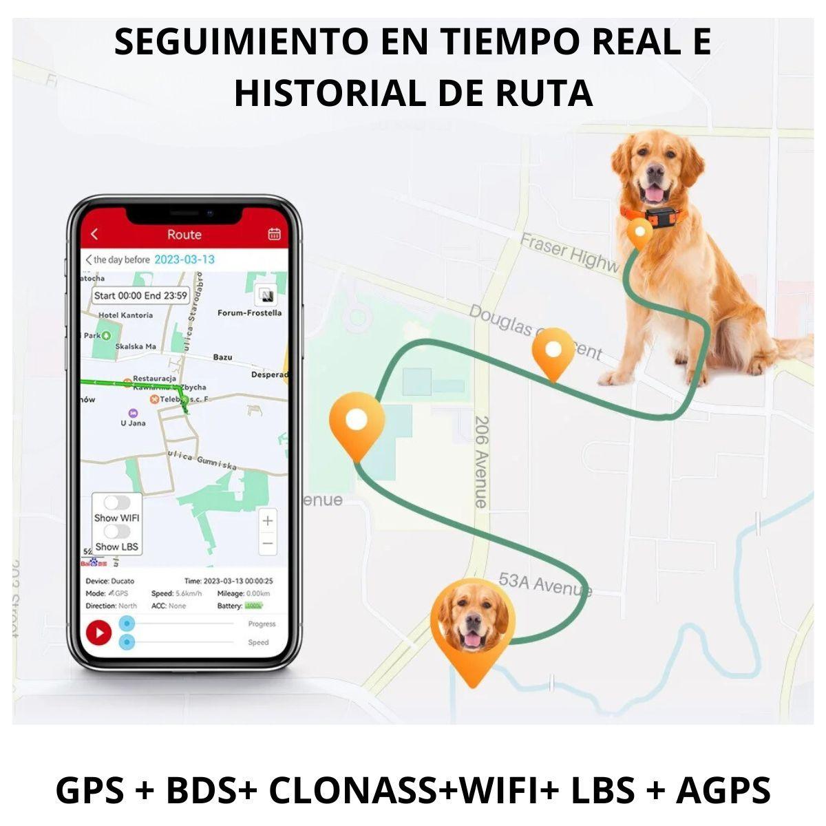 GPS 4G Rastreador Para Mascotas MP50G 4G 4000 mAh-5