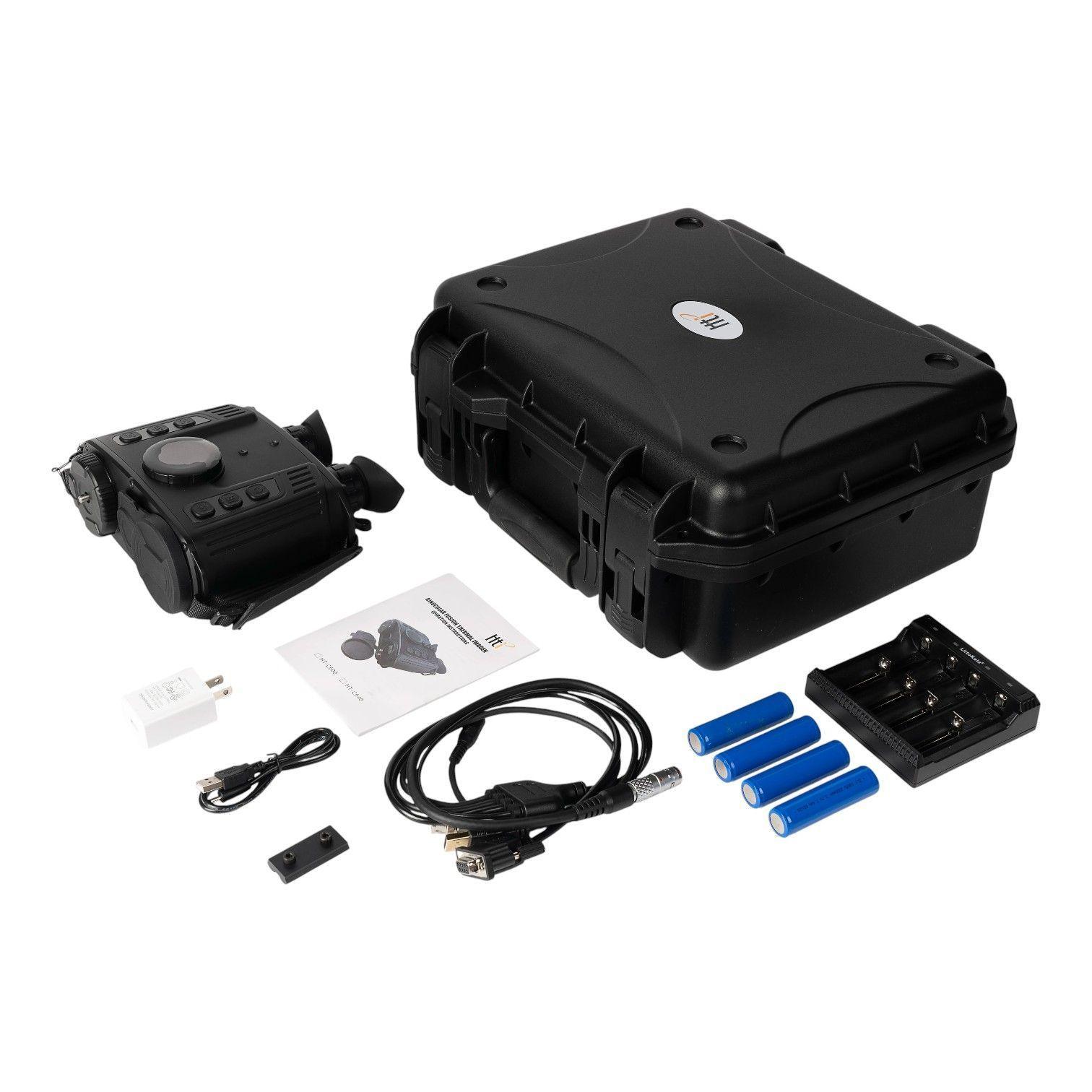 Visor Térmico Profesional Binocular Visión Nocturna 50mm 640x512 HTI-HT-C640-4