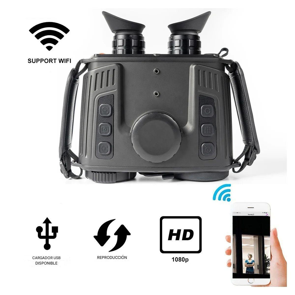 Visor Térmico Profesional Binocular Visión Nocturna 50mm 640x512 HTI-HT-C640-5