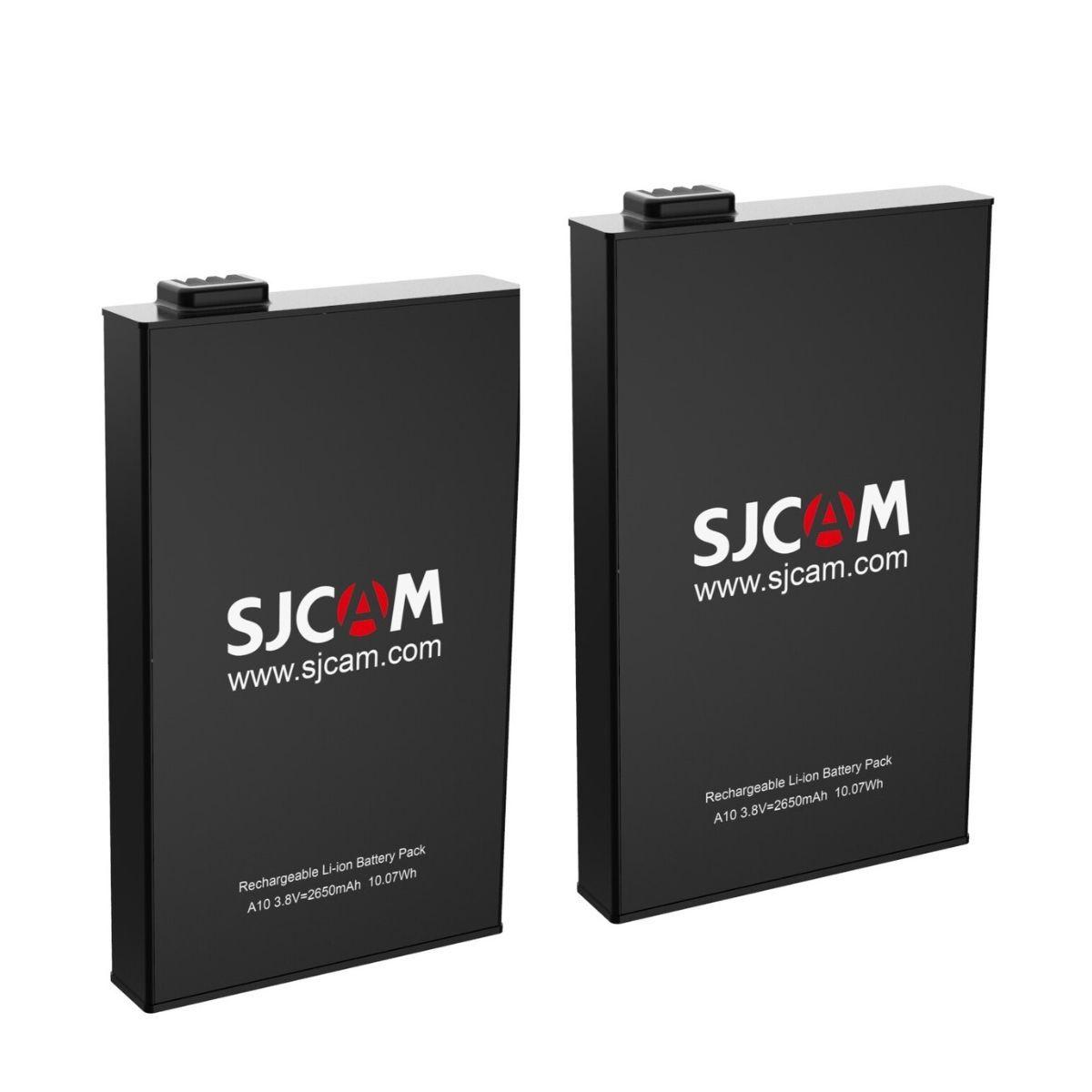 Pack 2 Baterías de litio recargable 2650mAh para cámara deportiva SJCAM A10/A20-3